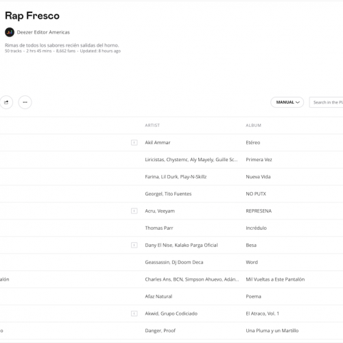 #3 - RAP FRESCO - DEEZER