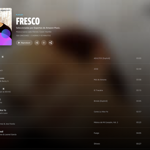 #45 - FRESCO - AMAZON MUSIC