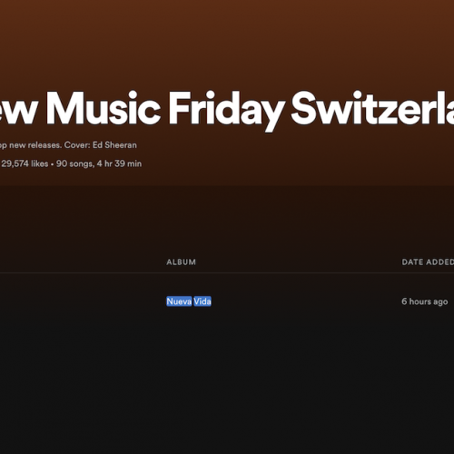 #46 - NEW MUSIC FRIDAY SWITZERLAND